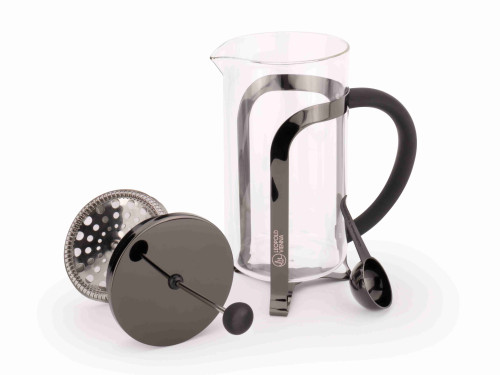 French Press Shiny Black 1,0L