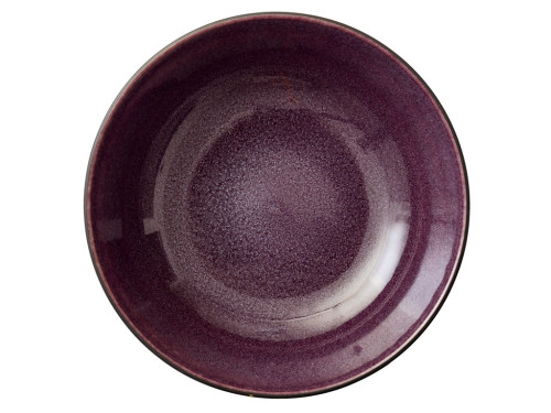 Kameninová mísa na salát 24 cm Black/Lilac