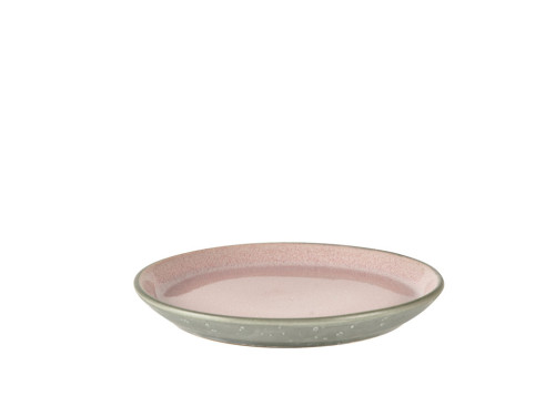 Kameninový servírovací talířek 17 cm Grey/Light Pink