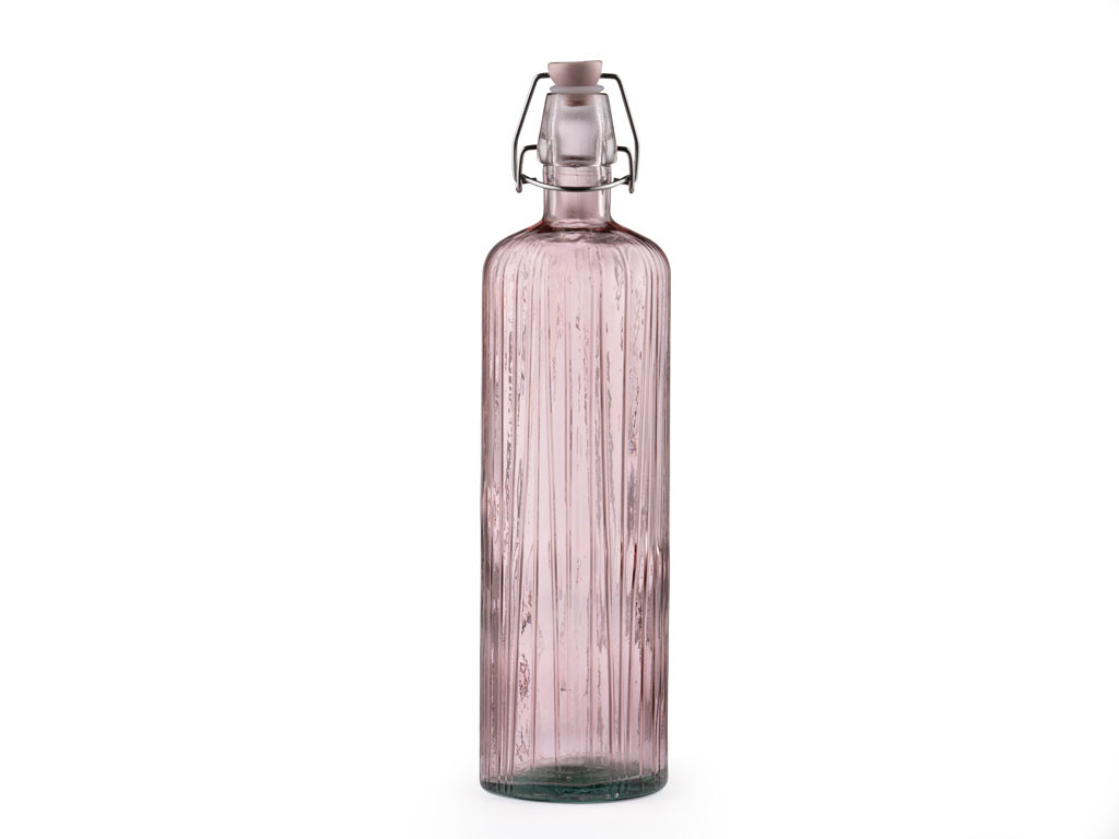 Skleněná láhev na vodu 1,2 l Light pink