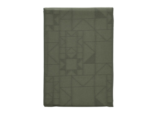 Kuchyňský ubrus 140x220 Star Damask Forest green