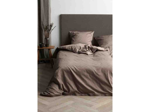 Povlečení z organické bavlny 140x200 Tiles Taupe