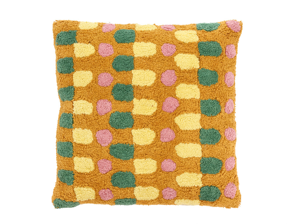 Polštář Styles 45 x 45 cm Rose/Green/Brown/Yellow