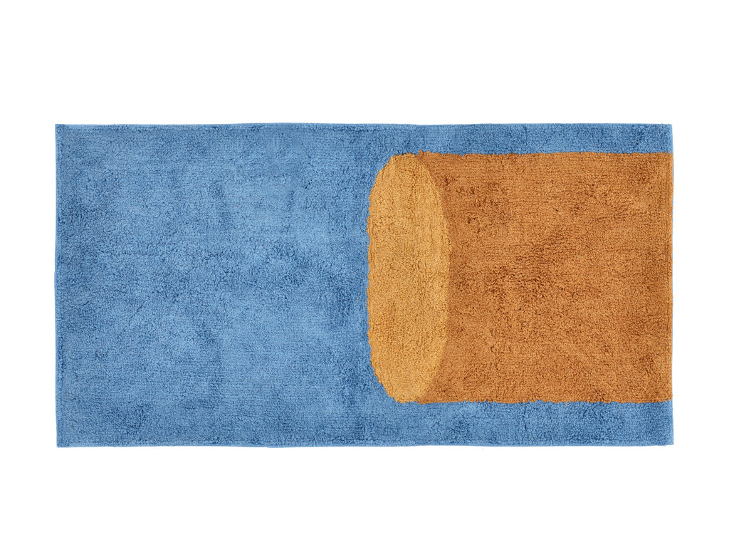 Všívaný kobereček Styles 70 x 140 cm Blue/Brown