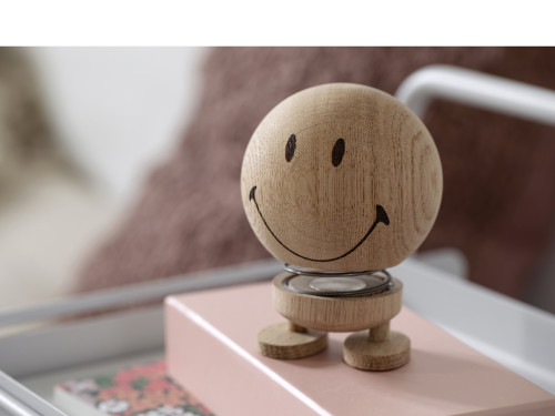 Figurka Smiley M Neopracovaný dub