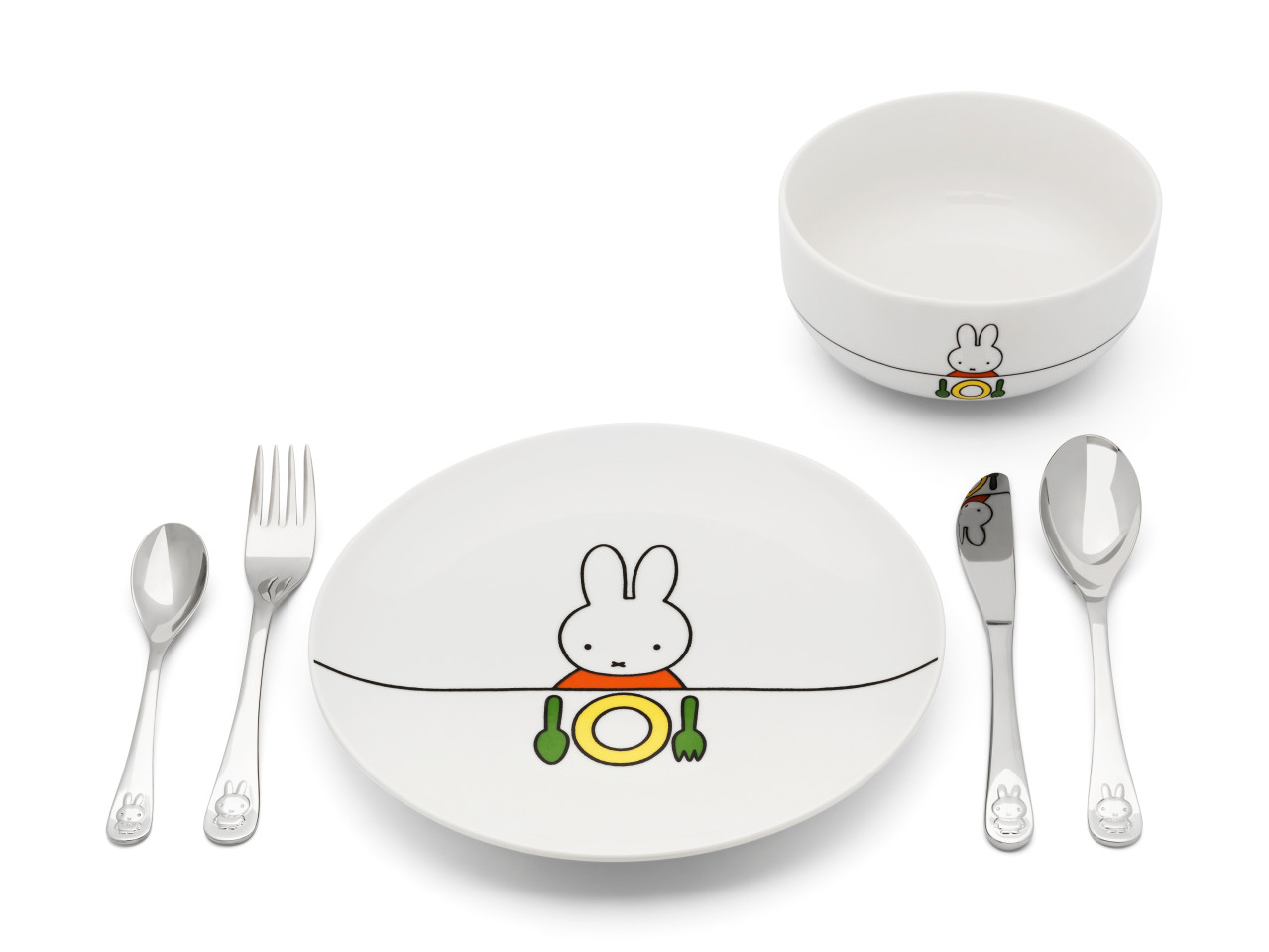 Jídelní porcelánová sada Miffy (6ks)