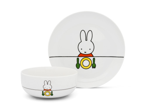 Jídelní porcelánová sada Miffy (6ks)