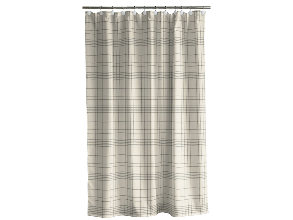 Sprchový závěs 180x200 Tartan Offwhite