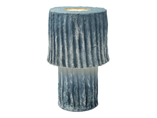 Lampa Styles z papírmaše 25x44 cm Blue