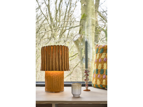 Lampa Styles z papírmaše 25x44 cm Amber