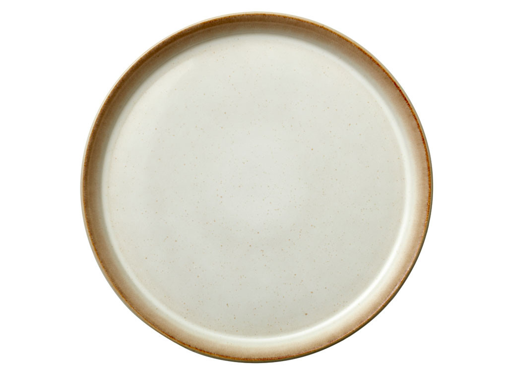 Kameninový mělký talíř  27 cm Cream/Cream