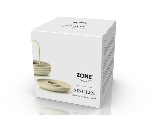 Kalíšek na vajíčko Singles Limestone (4 ks)