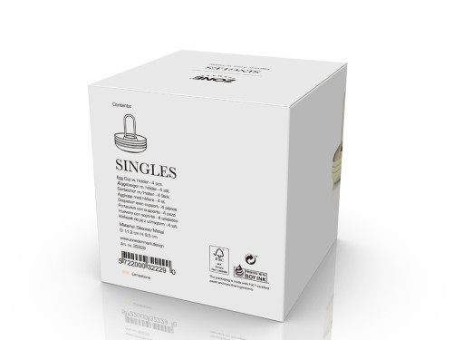 Kalíšek na vajíčko Singles Limestone (4 ks)