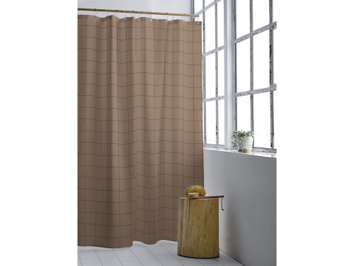 Sprchový závěs 180x200 Vista Warm Taupe